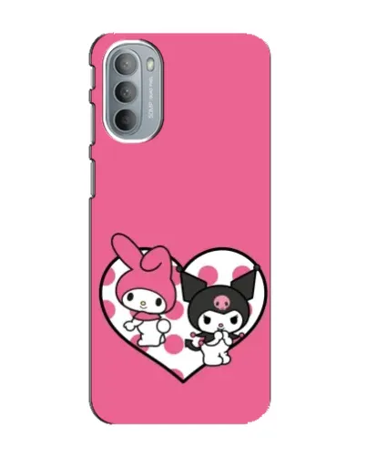 Чехол для Motorola MOTO G41 с картинкой «Kuromi и My Melody» Чехол для Motorola MOTO G41 с картинкой «Kuromi и My Melody»