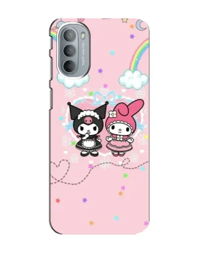 Чехол для Motorola MOTO G41 с картинкой «My Melody и Kuromi» Чехол для Motorola MOTO G41 с картинкой «My Melody и Kuromi»