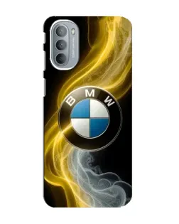 Чехол для Motorola MOTO G41 с картинкой «Золотистый дым BMW» Чехол для Motorola MOTO G41 с картинкой «Золотистый дым BMW»