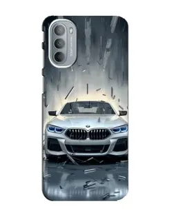 Чехол для Motorola MOTO G41 с картинкой «BMW в свете фар» Чехол для Motorola MOTO G41 с картинкой «BMW в свете фар»