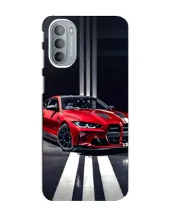 Чехол для Motorola MOTO G41 с картинкой «Красная BMW на дороге» Чехол для Motorola MOTO G41 с картинкой «Красная BMW на дороге»