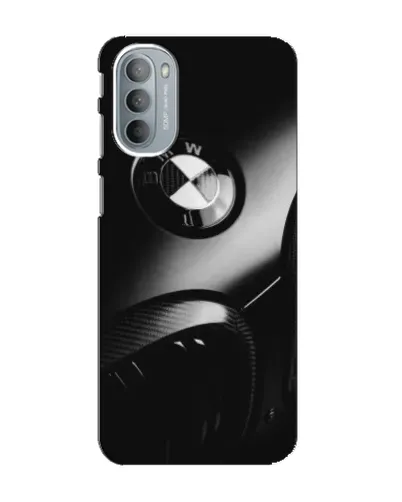 Чехол для Motorola MOTO G41 с картинкой «Эмблема BMW — макро»