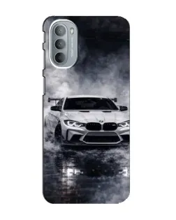 Чехол для Motorola MOTO G41 с картинкой «BMW сквозь туман» Чехол для Motorola MOTO G41 с картинкой «BMW сквозь туман»