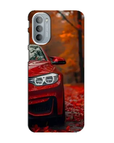 Чехол для Motorola MOTO G41 с картинкой «Осенняя BMW M4»