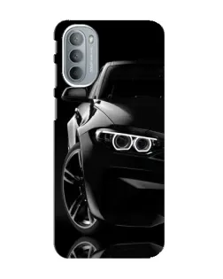Чехол для Motorola MOTO G41 с картинкой «Черная BMW — профиль» Чехол для Motorola MOTO G41 с картинкой «Черная BMW — профиль»