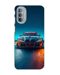 Чехол для Motorola MOTO G41 с картинкой «BMW — огни неона» Чехол для Motorola MOTO G41 с картинкой «BMW — огни неона»