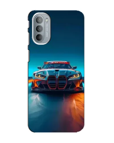 Чехол для Motorola MOTO G41 с картинкой «BMW — огни неона» Чехол для Motorola MOTO G41 с картинкой «BMW — огни неона»