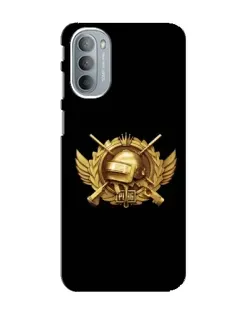 Чехол для Motorola MOTO G41 с картинкой «PUBG — оранжевый градиент»