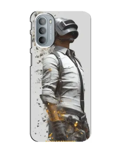 Чехол для Motorola MOTO G41 с картинкой «PUBG — боец в пыли» Чехол для Motorola MOTO G41 с картинкой «PUBG — боец в пыли»