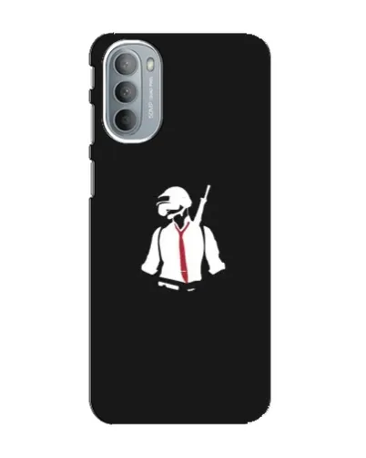 Чехол для Motorola MOTO G41 с картинкой «PUBG — силуэт воина» Чехол для Motorola MOTO G41 с картинкой «PUBG — силуэт воина»