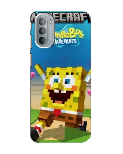 Чехол для Motorola MOTO G41 с картинкой «Губка Боб Minecraft» Чехол для Motorola MOTO G41 с картинкой «Губка Боб Minecraft»