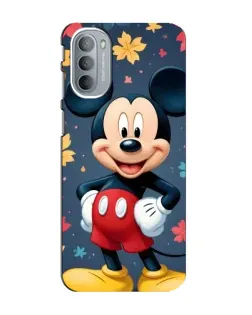 Чехол для Motorola MOTO G41 с картинкой «Осенний Mickey Mouse»
