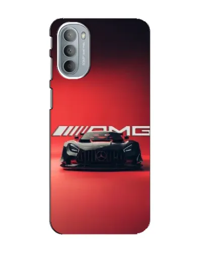Чехол для Motorola MOTO G41 с картинкой «Mercedes AMG — красная линия»