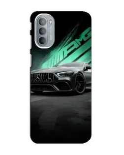 Чехол для Motorola MOTO G41 с картинкой «Темный Mercedes AMG»