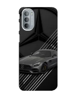 Чехол для Motorola MOTO G41 с картинкой «Mercedes AMG — графика»