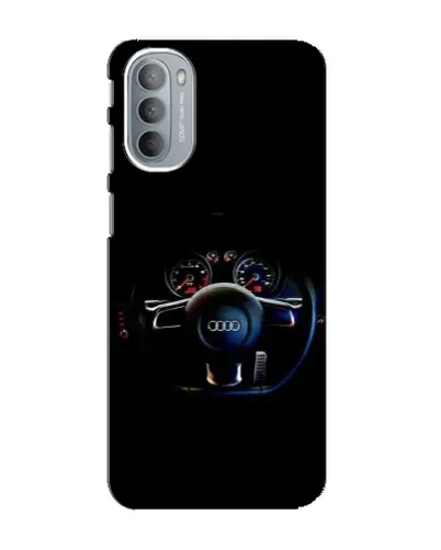 Чехол для Motorola MOTO G41 с картинкой «Салон Audi — руль» Чехол для Motorola MOTO G41 с картинкой «Салон Audi — руль»