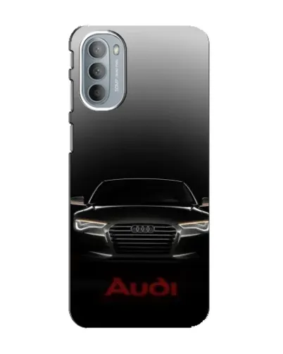 Чехол для Motorola MOTO G41 с картинкой «Audi — градиентный контур» Чехол для Motorola MOTO G41 с картинкой «Audi — градиентный контур»
