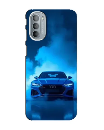 Чехол для Motorola MOTO G41 с картинкой «Audi — голубая энергия» Чехол для Motorola MOTO G41 с картинкой «Audi — голубая энергия»