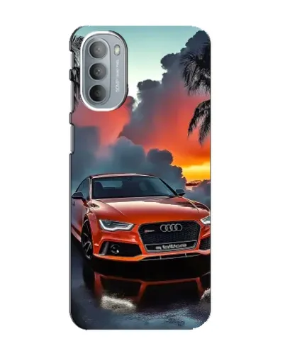 Чехол для Motorola MOTO G41 с картинкой «Audi — закат» Чехол для Motorola MOTO G41 с картинкой «Audi — закат»