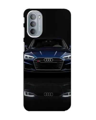 Чехол для Motorola MOTO G41 с картинкой «Audi — ночное отражение» Чехол для Motorola MOTO G41 с картинкой «Audi — ночное отражение»