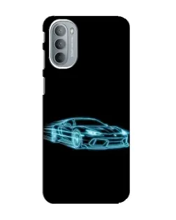 Чехол для Motorola MOTO G41 с картинкой «Неоновый контур Lamborghini» Чехол для Motorola MOTO G41 с картинкой «Неоновый контур Lamborghini»