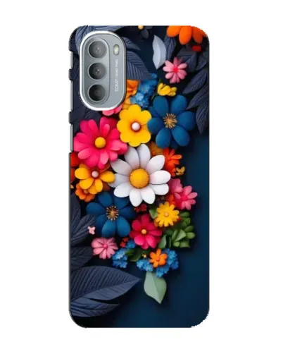 Чехол для Motorola MOTO G41 с картинкой «Цветочная феерия»