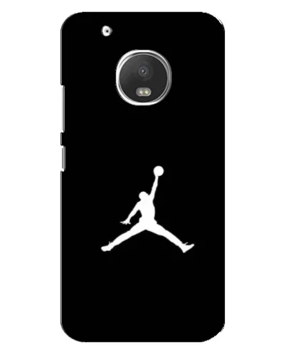 Чехол для Motorola MOTO G5 Plus с картинкой «Jordan Silhouette»