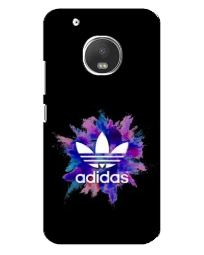 Чехол для Motorola MOTO G5 Plus с картинкой «Взрыв красок Adidas» Чехол для Motorola MOTO G5 Plus с картинкой «Взрыв красок Adidas»