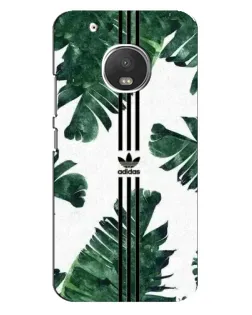 Чехол для Motorola MOTO G5 Plus с картинкой «Пальмовые листья адидас»