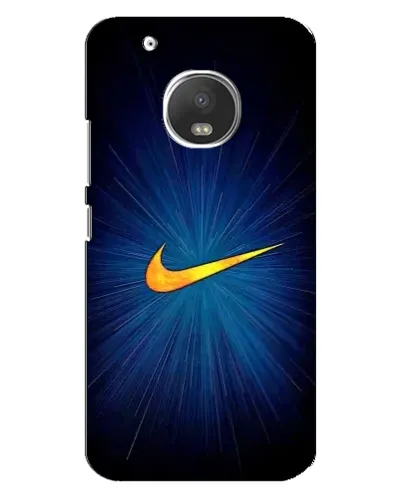 Чехол для Motorola MOTO G5 Plus с картинкой «Синий пульс Nike» Чехол для Motorola MOTO G5 Plus с картинкой «Синий пульс Nike»