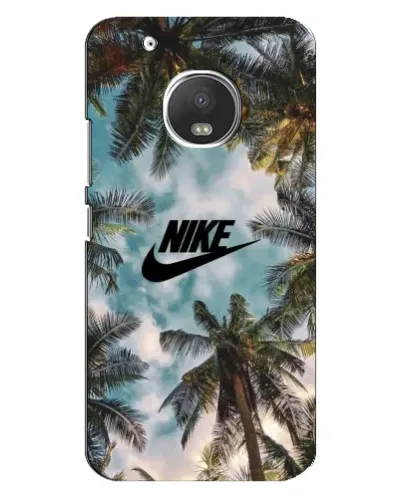Чехол для Motorola MOTO G5 Plus с картинкой «Тропический принт Nike» Чехол для Motorola MOTO G5 Plus с картинкой «Тропический принт Nike»