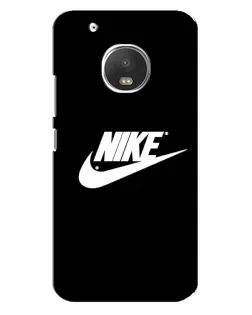 Чехол для Motorola MOTO G5 Plus с картинкой «Мазки краски Nike»