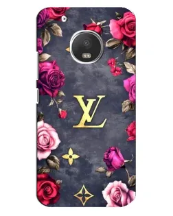 Чехол для Motorola MOTO G5 Plus с картинкой «Цветочный Louis Vuitton»