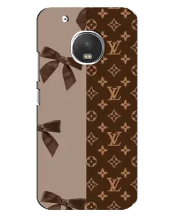 Чехол для Motorola MOTO G5 Plus с картинкой «Louis Vuitton — банты»