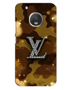 Чехол для Motorola MOTO G5 Plus с картинкой «Камуфляжный Louis Vuitton»