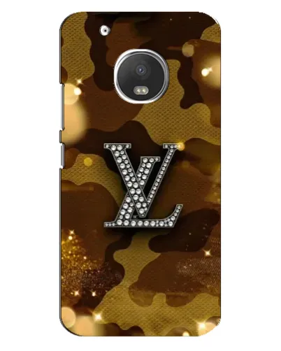 Чехол для Motorola MOTO G5 Plus с картинкой «Камуфляжный Louis Vuitton»