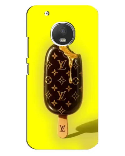 Чехол для Motorola MOTO G5 Plus с картинкой «Мороженое от LV»