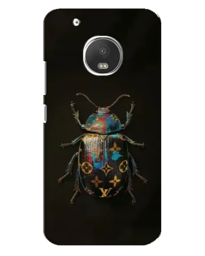 Чехол для Motorola MOTO G5 Plus с картинкой «LV — мраморный принт»