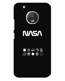 Чехол для Motorola MOTO G5 Plus с картинкой «NASA — технический принт» Чехол для Motorola MOTO G5 Plus с картинкой «NASA — технический принт»