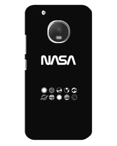 Чехол для Motorola MOTO G5 Plus с картинкой «NASA — технический принт»