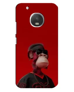 Чохол для Motorola MOTO G5 Plus з картинкою «Bored Ape в червоному» Чохол для Motorola MOTO G5 Plus з картинкою «Bored Ape в червоному»