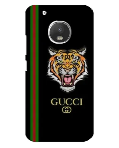 Чехол для Motorola MOTO G5 Plus с картинкой «Тигр Gucci»