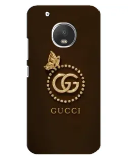 Чехол для Motorola MOTO G5 Plus с картинкой «Gucci — золотая бабочка» Чехол для Motorola MOTO G5 Plus с картинкой «Gucci — золотая бабочка»
