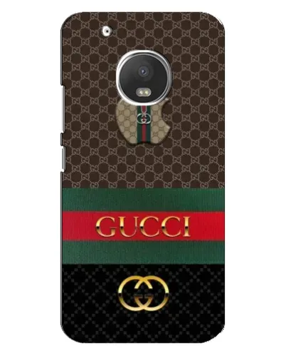 Чехол для Motorola MOTO G5 Plus с картинкой «Gucci — брендированный десерт»