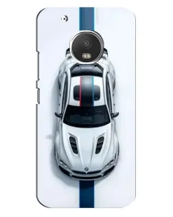 Чехол для Motorola MOTO G5 Plus с картинкой «Вид сверху — BMW M»