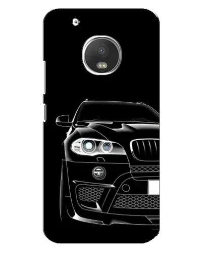 Чехол для Motorola MOTO G5 Plus с картинкой «Темный силуэт BMW» Чехол для Motorola MOTO G5 Plus с картинкой «Темный силуэт BMW»