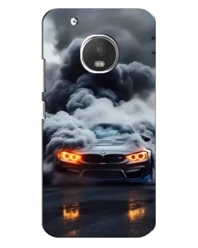 Чехол для Motorola MOTO G5 Plus с картинкой «BMW в дыму» Чехол для Motorola MOTO G5 Plus с картинкой «BMW в дыму»