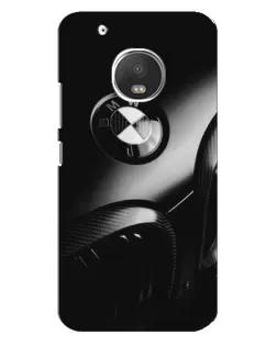 Чехол для Motorola MOTO G5 Plus с картинкой «Эмблема BMW — макро»
