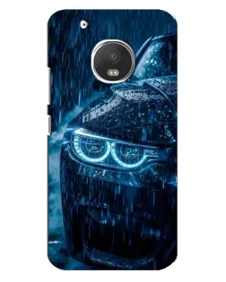 Чехол для Motorola MOTO G5 Plus с картинкой «BMW под дождем»