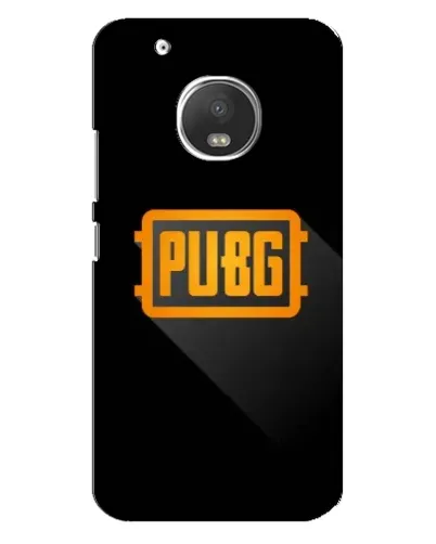 Чехол для Motorola MOTO G5 Plus с картинкой «PUBG — рамка лого»